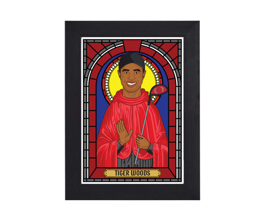 Tiger Woods Illustrated Saint Print