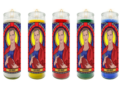 Tom Brady Illustrated Prayer Candle
