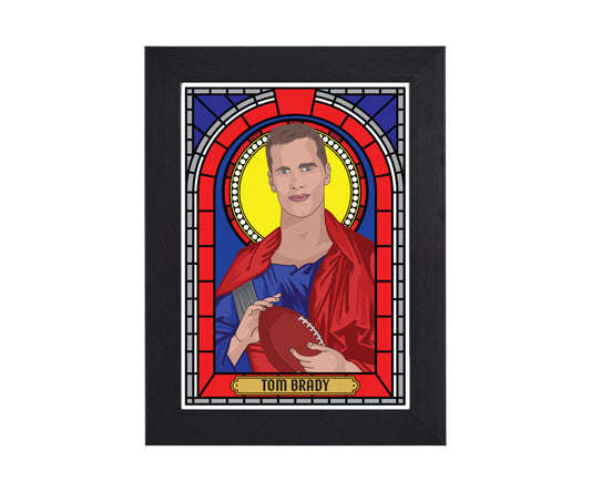 Tom Brady Illustrated Saint Print