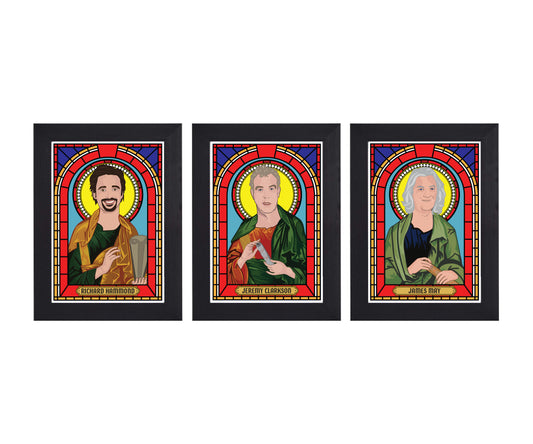 Top Gear / Grand Tour Illustrated Saint Print Series