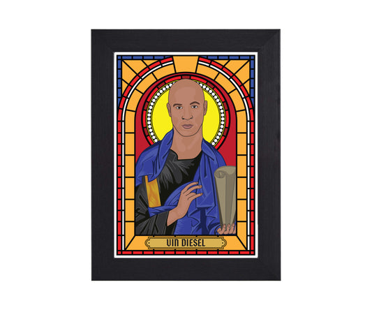 Vin Diesel Illustrated Saint Print